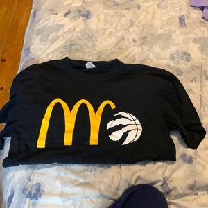 Black raptors McDonald’s t shirt